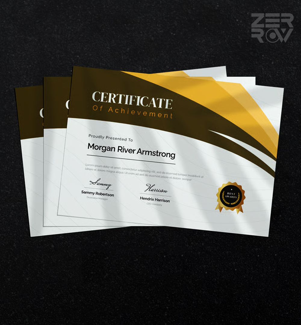 Certificates